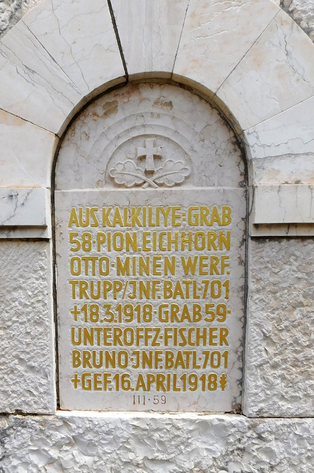 Ein besonderer deutscher Soldatenfriedhof des Ersten Weltkrieges